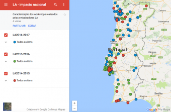 mapa LA