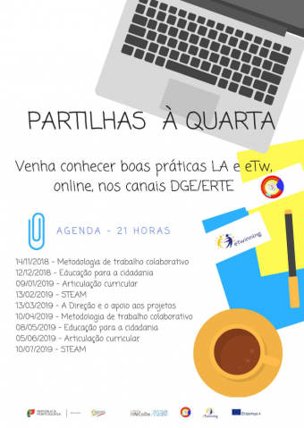 Partilhas à Quarta (2018/2019) - Cartaz