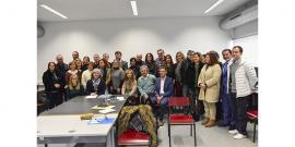 Fotografia do grupo de formandos (Porto) com representantes do Ministério da Educação, Presidente do SJ e formadores
